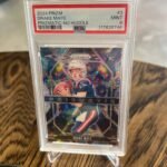 Drake Maye 2024 PANINI PRIZM PRIZMATIC NO HUDDLE #2 PSA 9