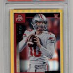 Joe Burrow 2020 Score Gold Zone #438 05/50 PSA 9 Mint
