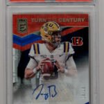 Joe Burrow 2020 Donruss Elite Turn of the Century Auto 10/10 PSA 9 Mint
