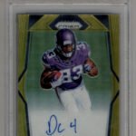 Dalvin Cook 2017 Prizm Rookie Auto Gold 09/10 PSA 9 Mint