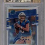 Justin Herbert 2020 Donruss Optic Rated Rookies Auto #153 118/150 BGS 9.5 Gem Mint
