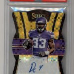 Dalvin Cook 2017 Select Rookie Signature Die Cut Gold Auto 10/10 PSA 10 Gem Mint