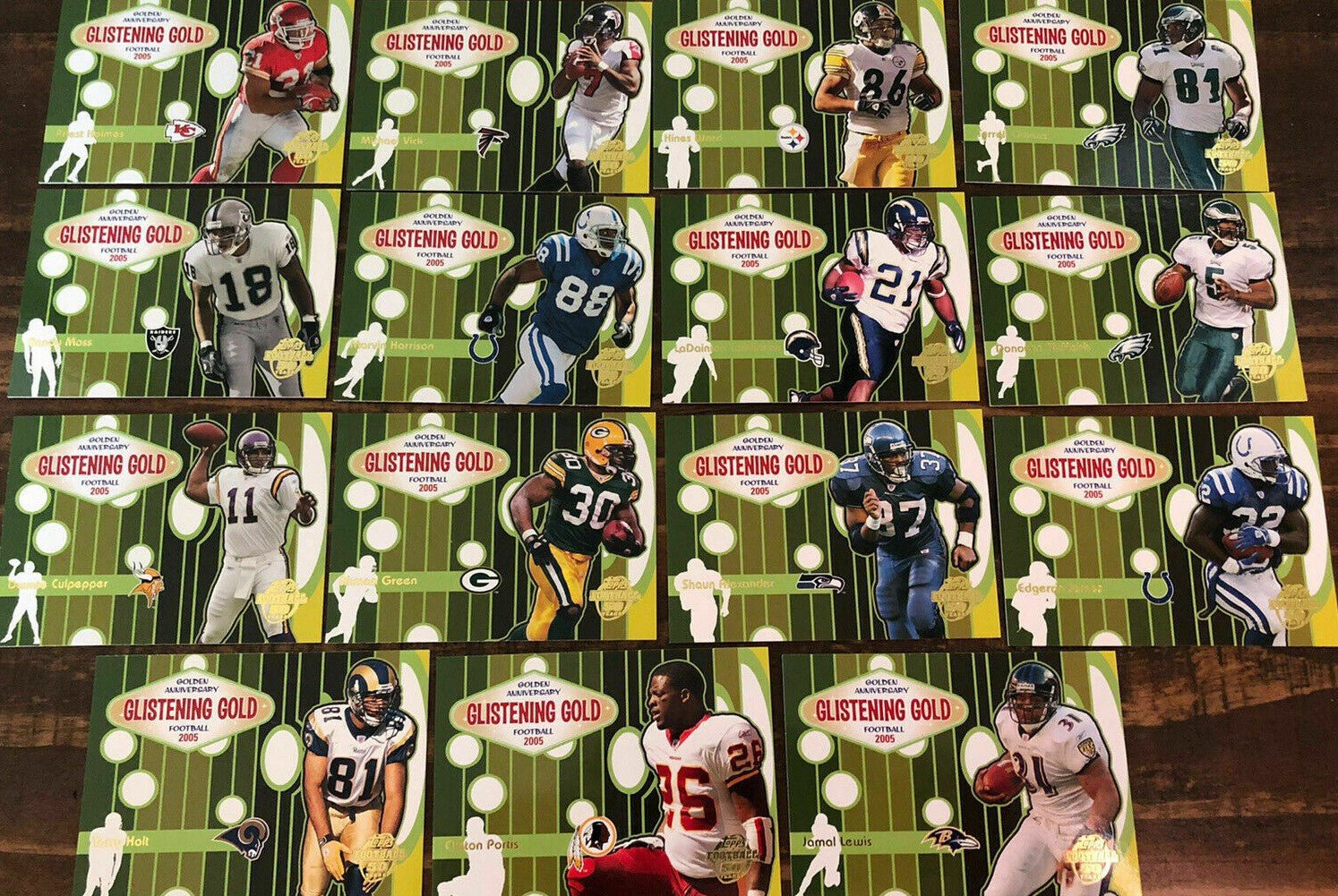05TGlistGold 2005 Topps Golden Anniversary Glistening Gold Complete Insert Set - Image 1