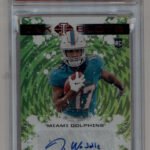 Jaylen Waddle 2021 Illusions Ink Blots Red PSA 9 Auto 10