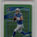 Justin Herbert 2021 Donruss Optic #47 Lime Green 12/35 PSA 10 Gem Mint