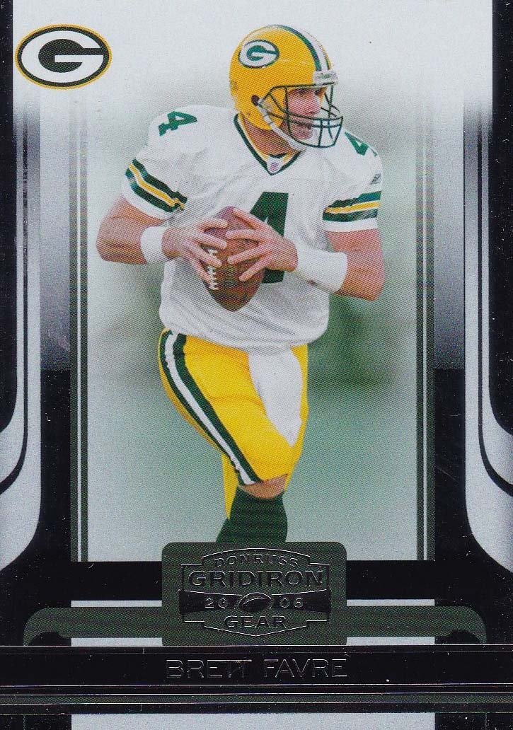 06dgridBF 2006 Donruss Gridiron Gear Football Series 100 Card Set with Brett Favre, Peyton Manning and Tom Brady plus - Image 1