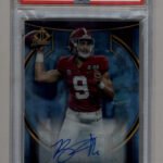 Bryce Young 2022 Bowman University Bowman Invicta Auto 42/99 PSA 9 Mint