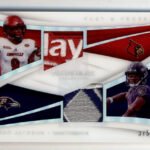 Lamar Jackson 2018 Immaculate Collection Past and Present Relic 3/5