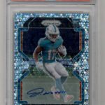 Jaylen Waddle 2021 Prizm No Huddle Auto PSA 9 Mint Auto 10