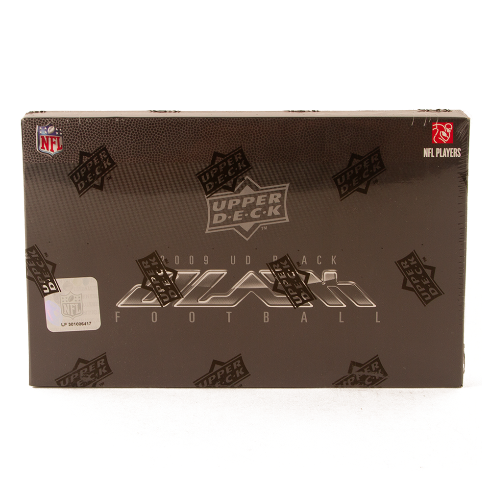 092021_09_ud_black_box_1 2009 Upper Deck Black Football Hobby (Box) - Image 1