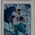 Jaylen Waddle 2021 Mosaic No Huddle Silver Variation #308 PSA 10 Gem Mint