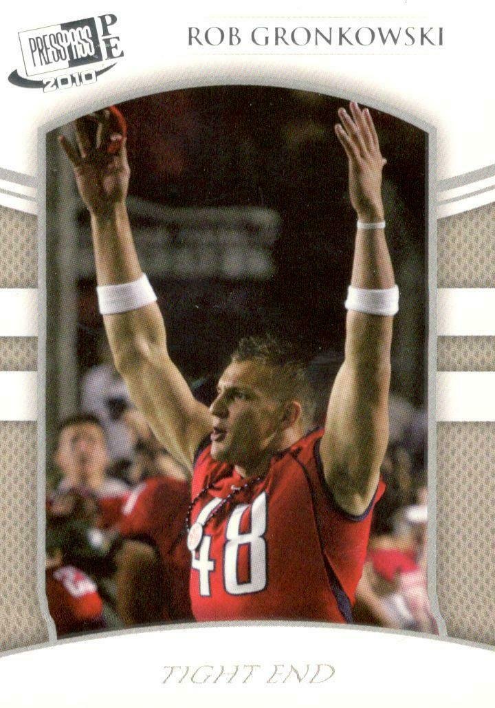 10ppeRG 2010 Press Pass Portraits Edition Complete Set with Tim Tebow and Rob Gronkowski Rookie Year Cards - Image 1