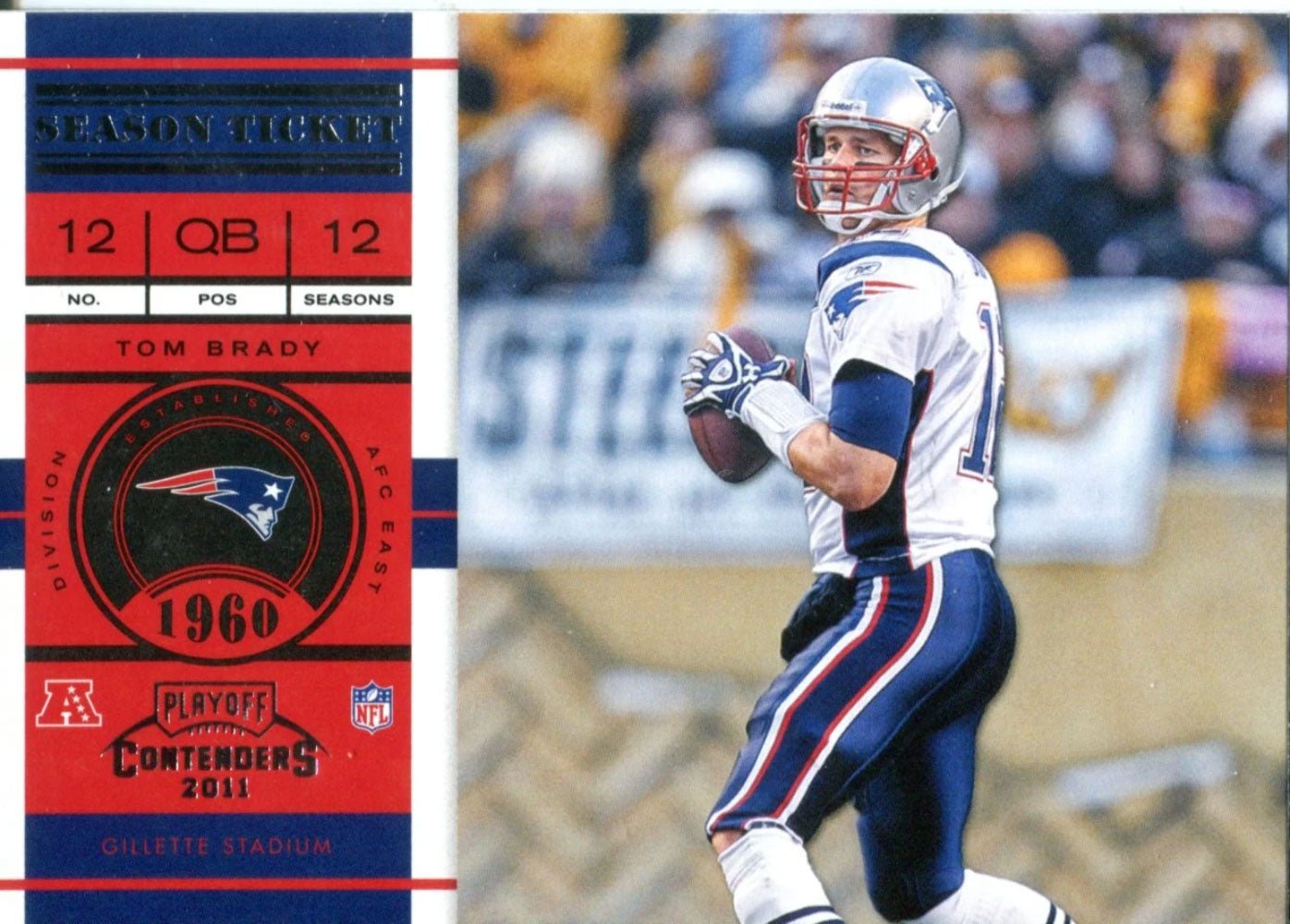 11Cont 2011 Playoff Contenders Football Complete Mint 100 Card Set with Tom Brady Plus - Image 1