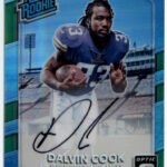 Dalvin Cook 2017 Donruss Optic Rated Rookies Auto Green #193 4/5