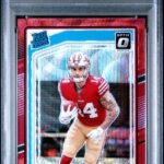 Ricky Pearsall 49ers 2024 Donruss Optic Preview Red Wave Rookie Card #318 PSA 10