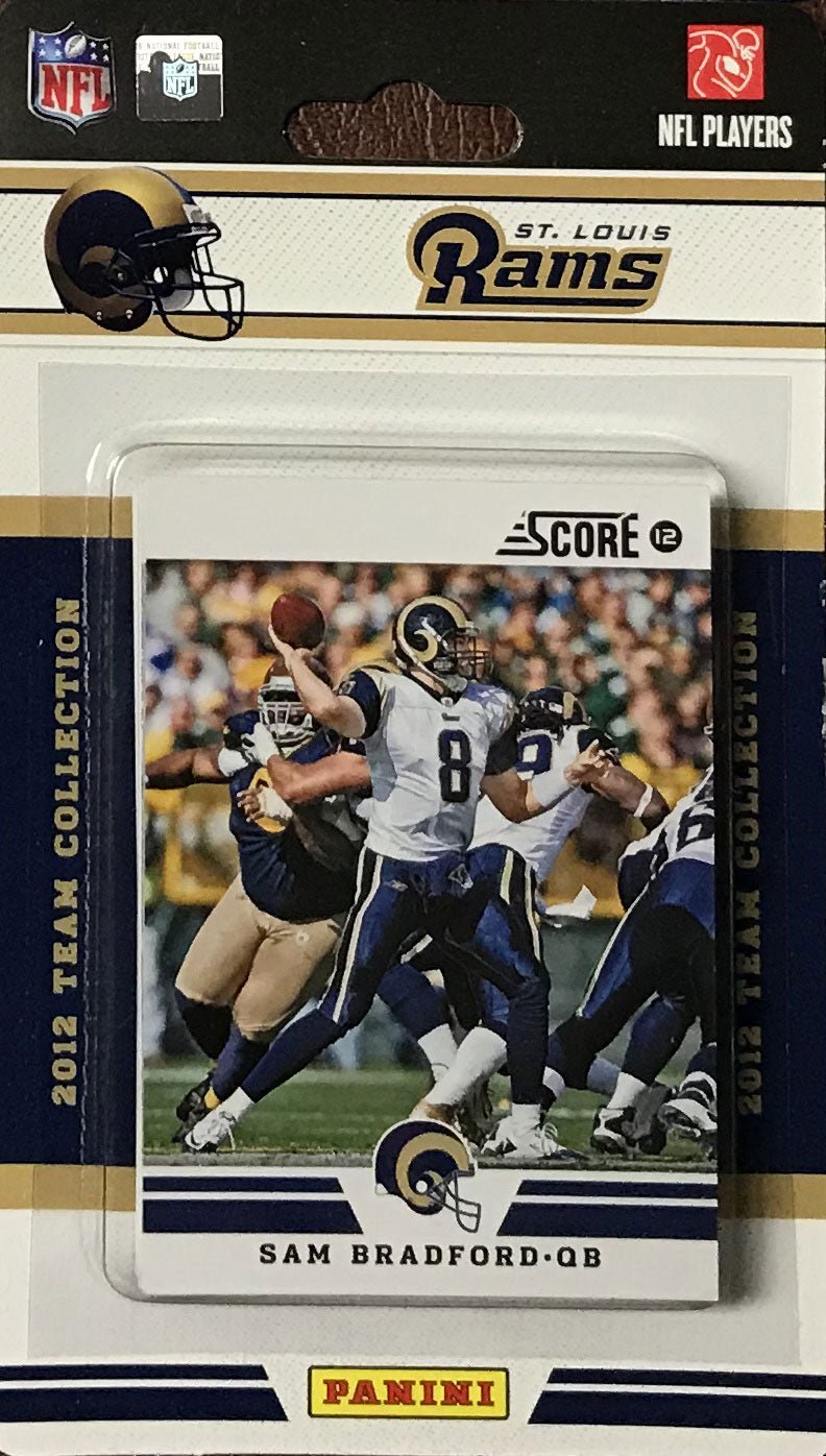 12s_f89abb46-d20f-4361-93de-71d35f6c9162 Los Angeles Rams 2012 Score Factory Sealed Team Set - Image 1