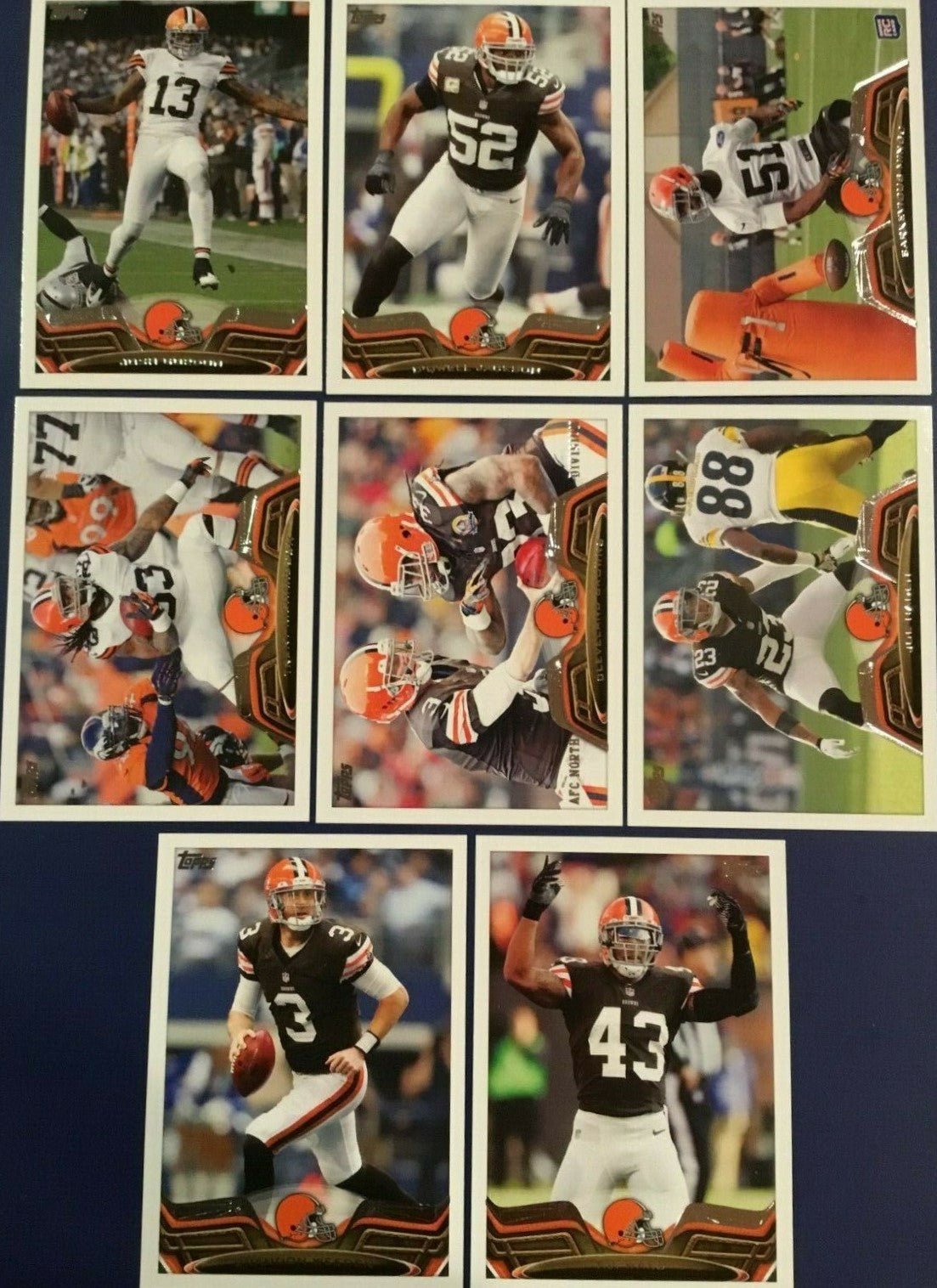 13t_59d8f145-fcef-428c-9d93-06fc93a962f8 Cleveland Browns 2013 Topps Complete Team Set with Joe Haden and Josh Gordon Plus - Image 1