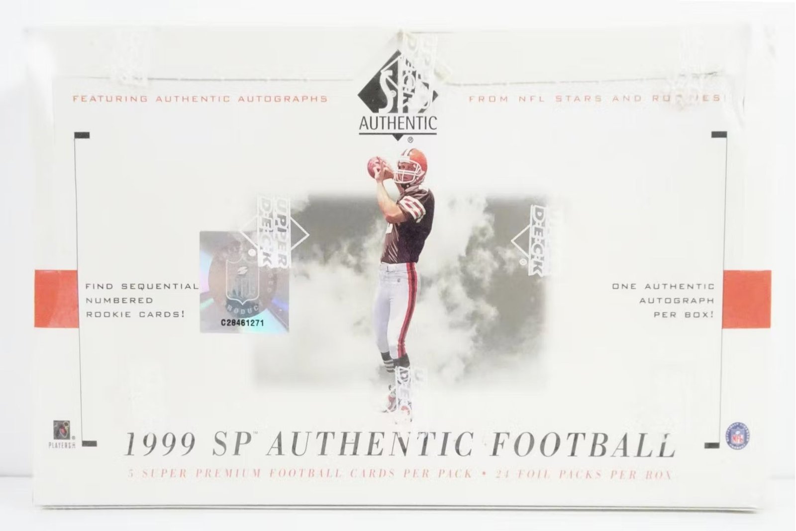 14409 1999 Upper Deck SP Authentic Football Hobby Box - Image 1
