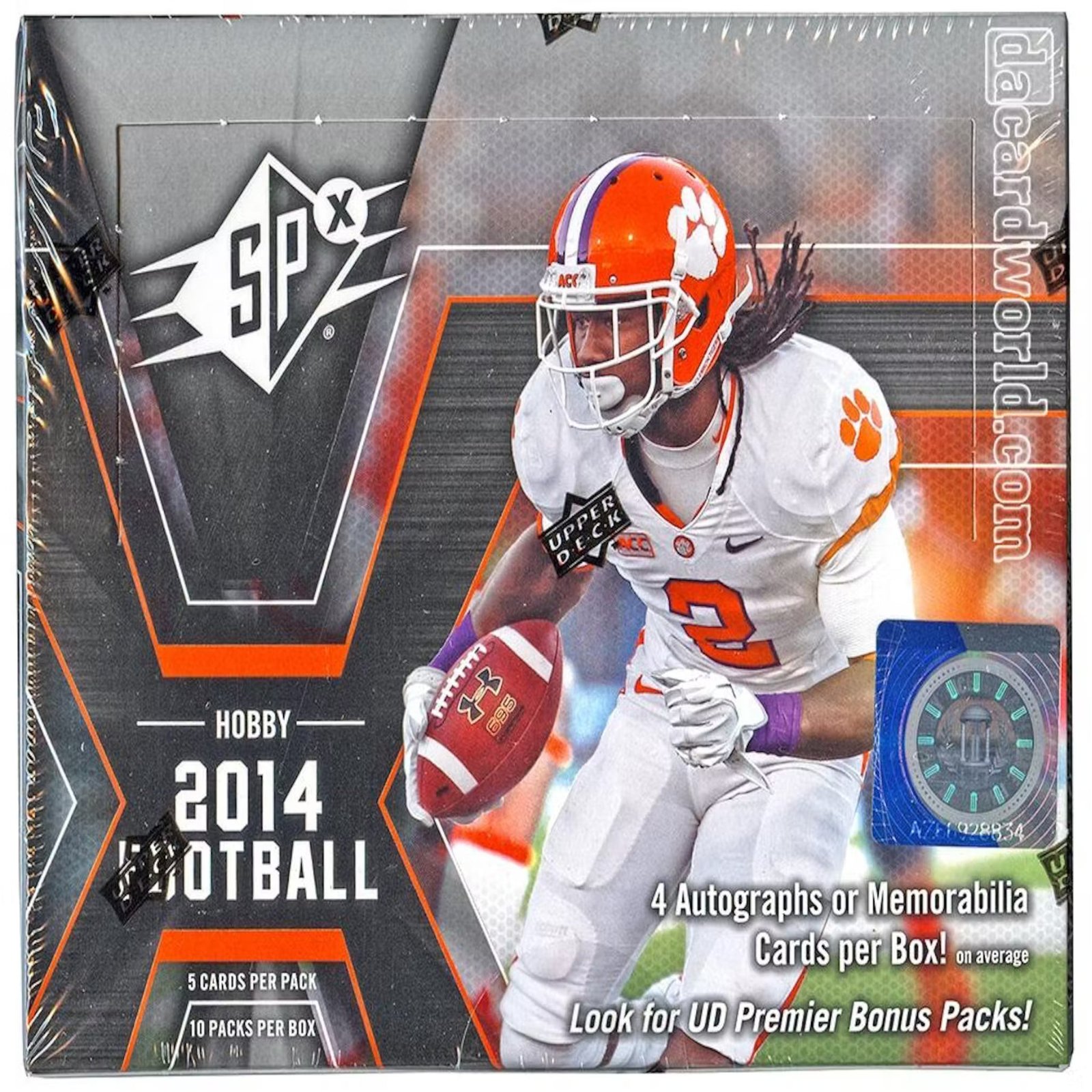 14412 2014 Upper Deck SPx Football Hobby Box - Image 1