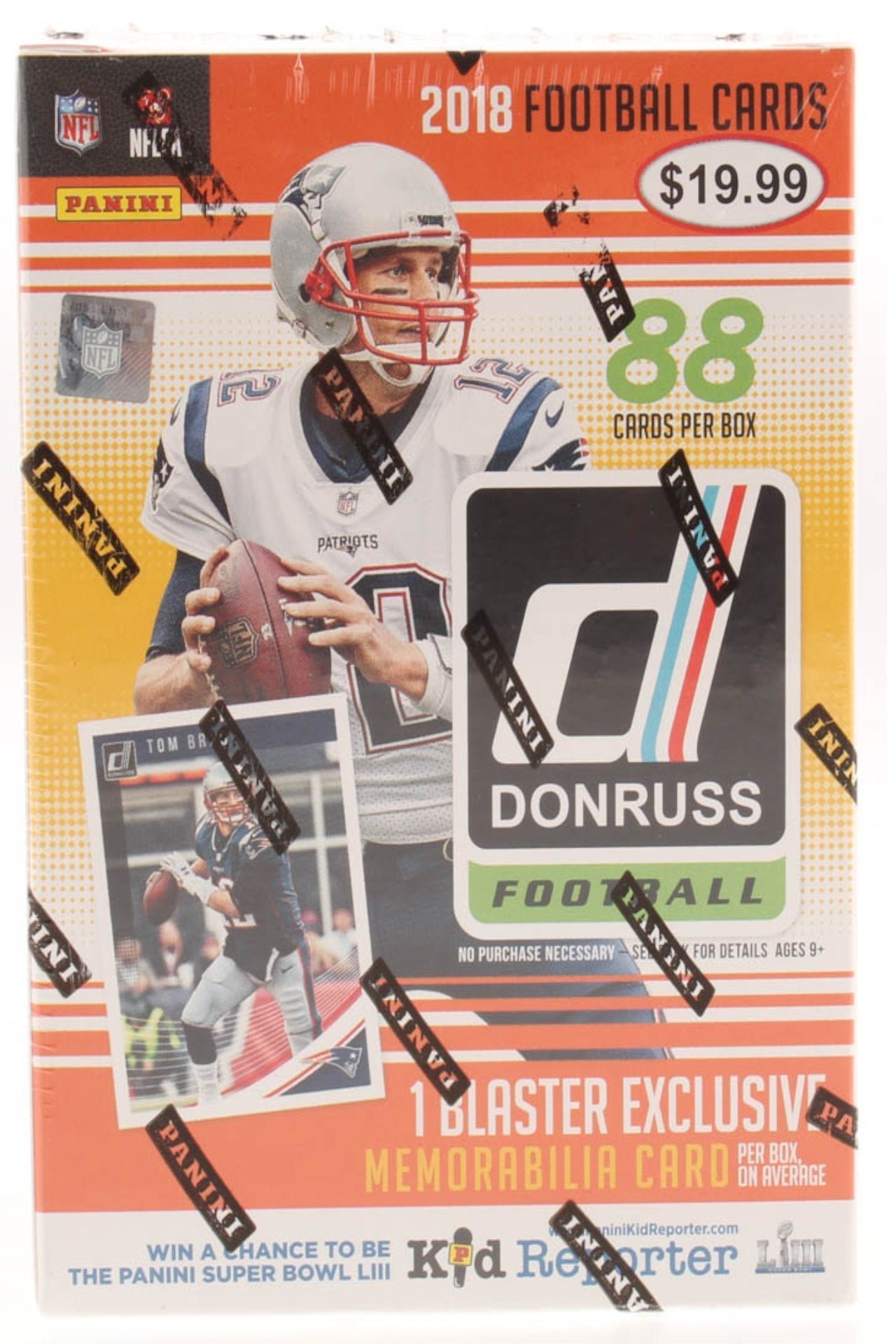 14421 2018 Panini Donruss Football Blaster Retail Box - Image 1