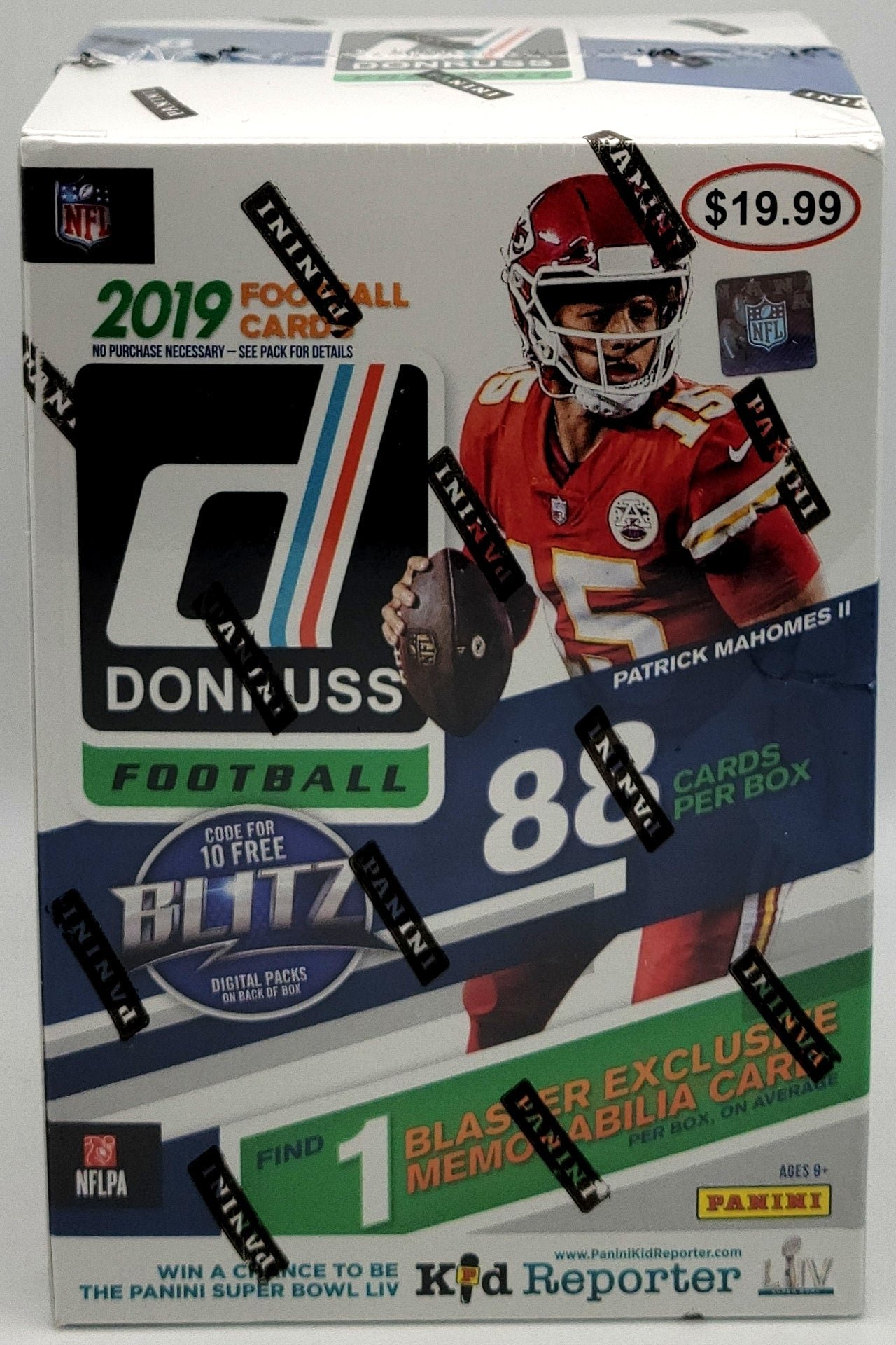 14425 2019 Panini Donruss Football Blaster Retail Box - Image 1