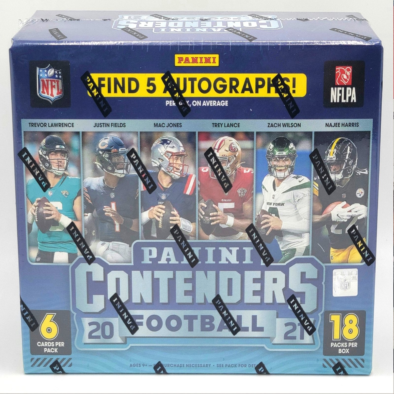 14456 2021 Panini Contenders Football Hobby Box - Image 1