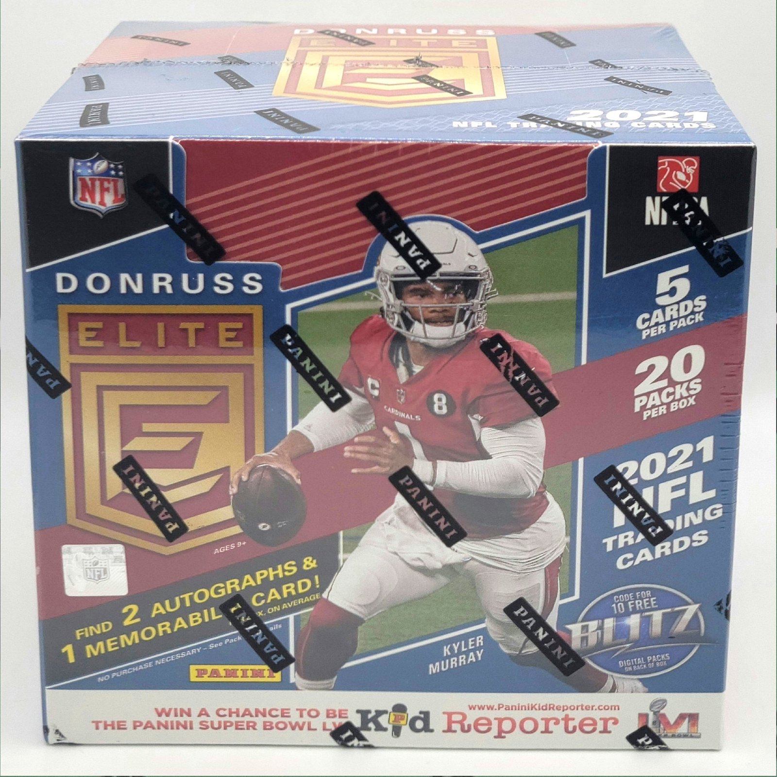 14463 2021 Panini Elite Football Hobby Box - Image 1