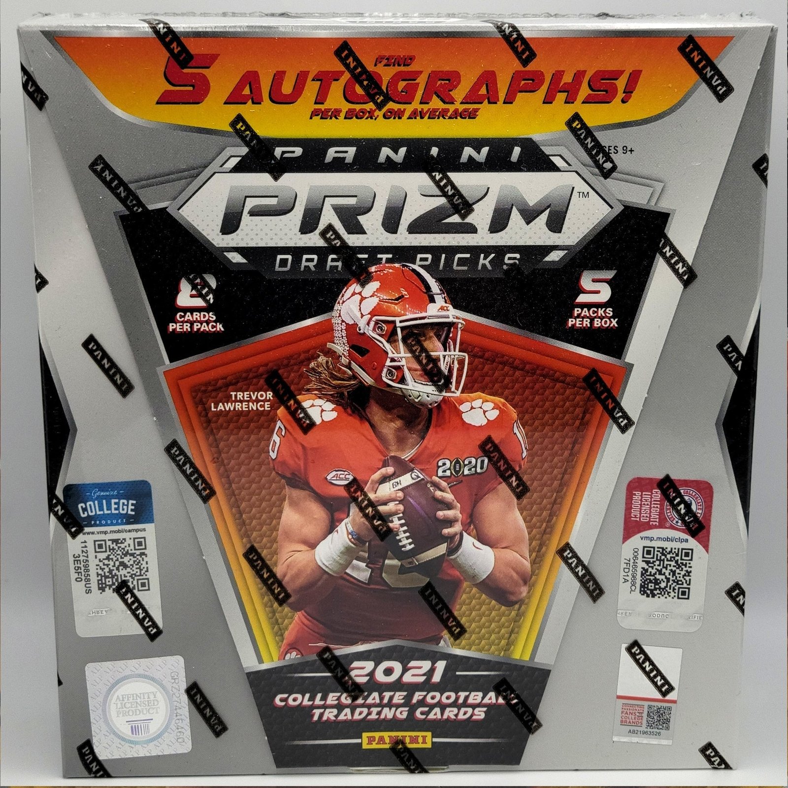 14495 2021 Panini Prizm Draft Pick Football Hobby Box - Image 1