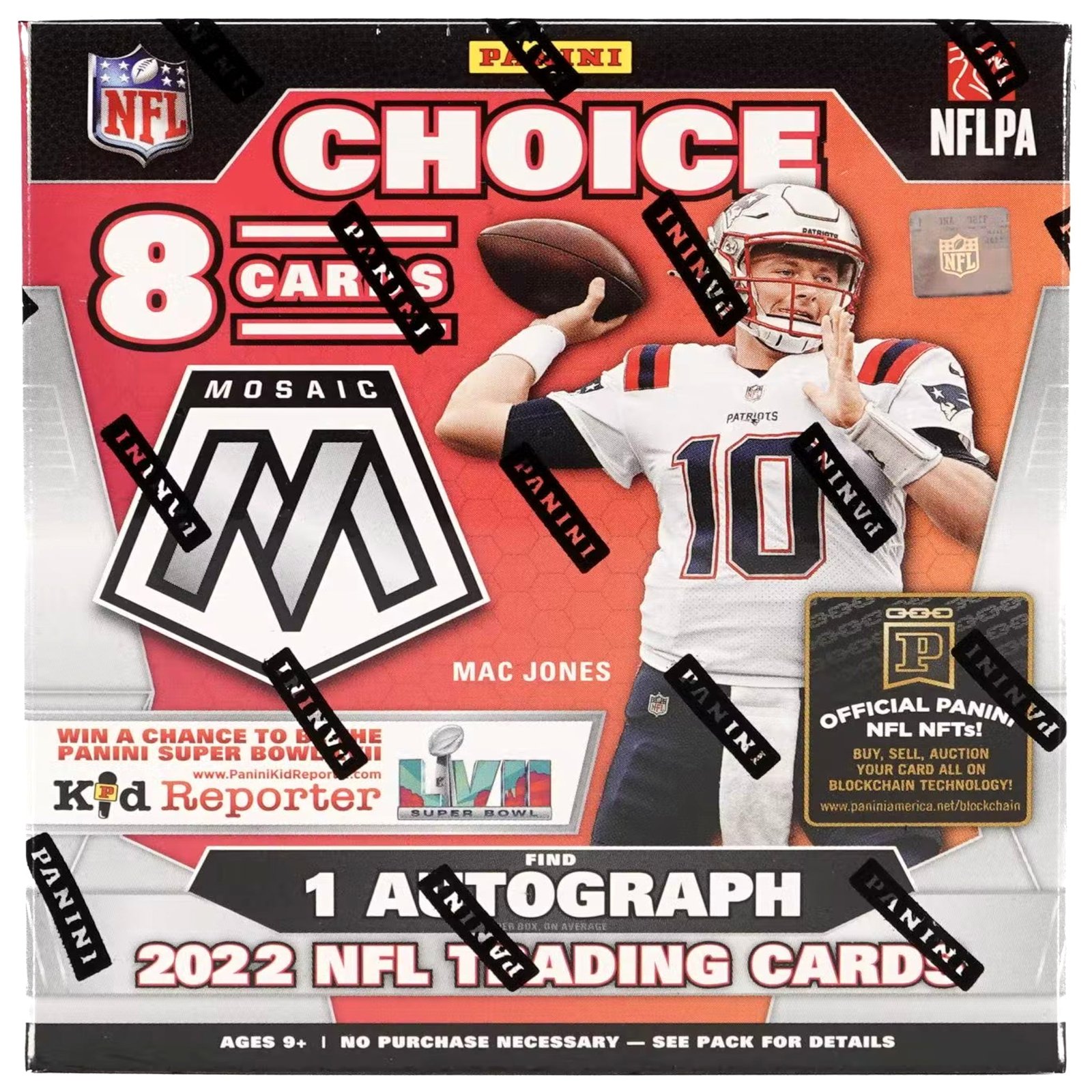 14709 2022 Panini Mosaic Choice Football Hobby Box - Image 1