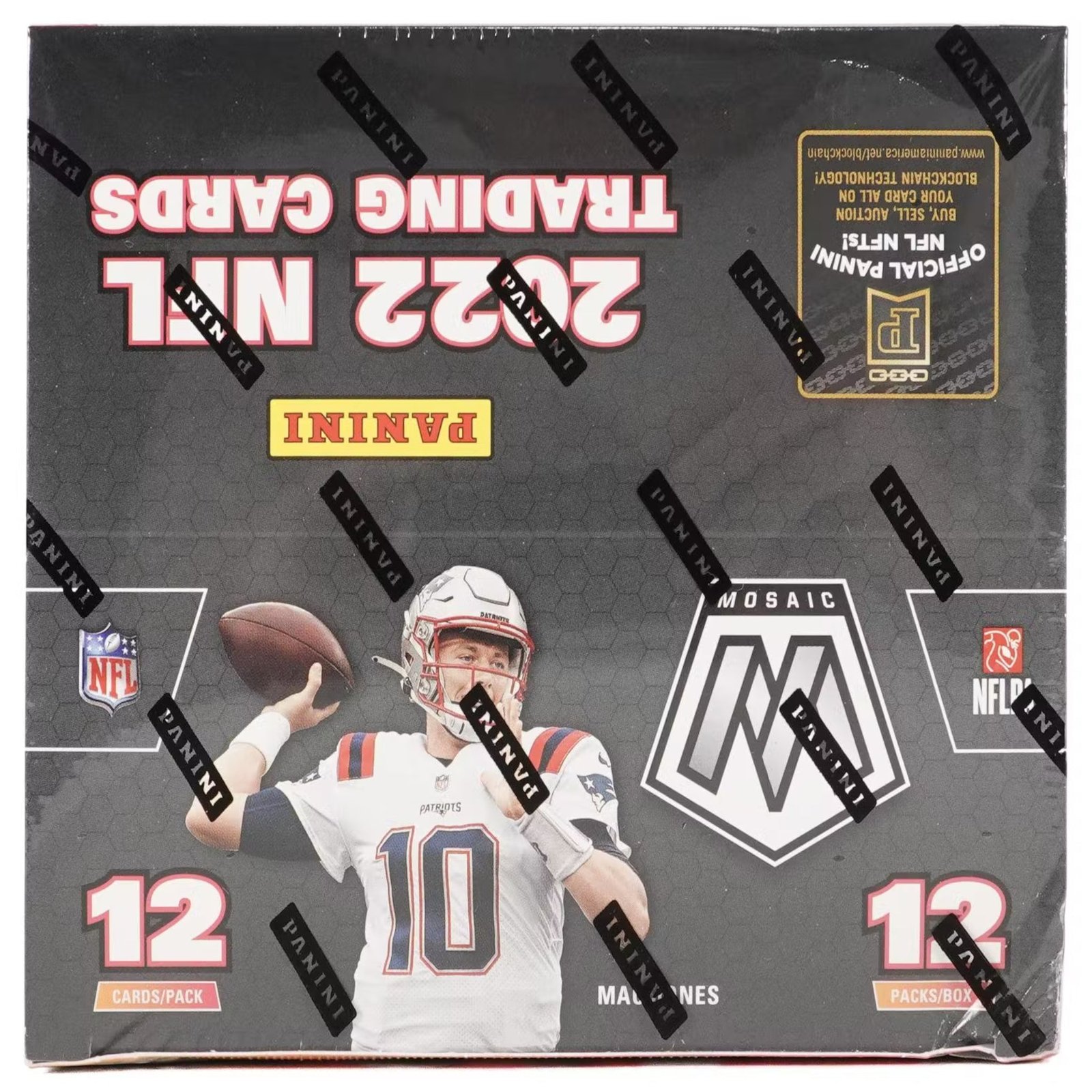 14721 2022 Panini Mosaic No Huddle Football Hobby Box - Image 1