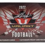 2022 Leaf Valiant Football Hobby Box