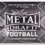 2022 Leaf Metal Draft Football Hobby Box