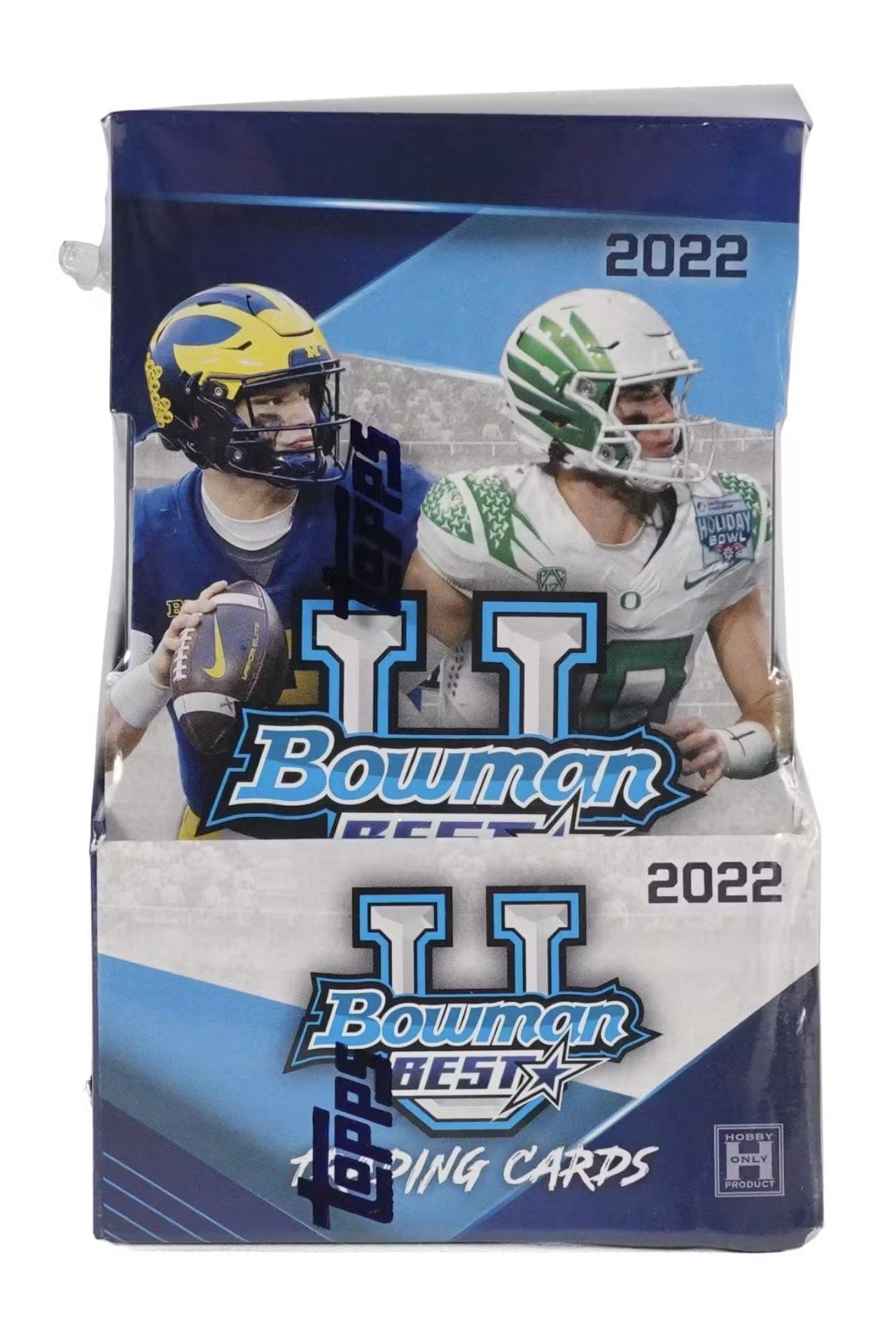 14834 2022 Bowman's Best University Football Hobby Box - Image 1