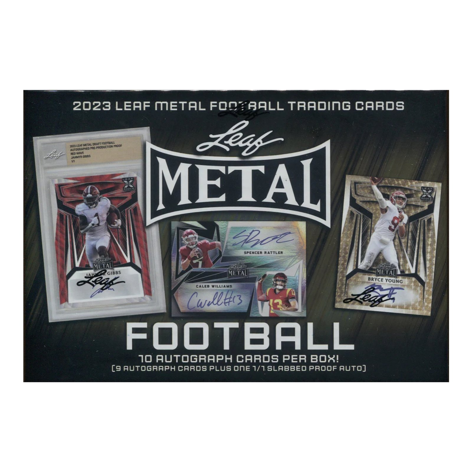 14915 2023 Leaf Metal Jumbo Football Hobby Box - Image 1