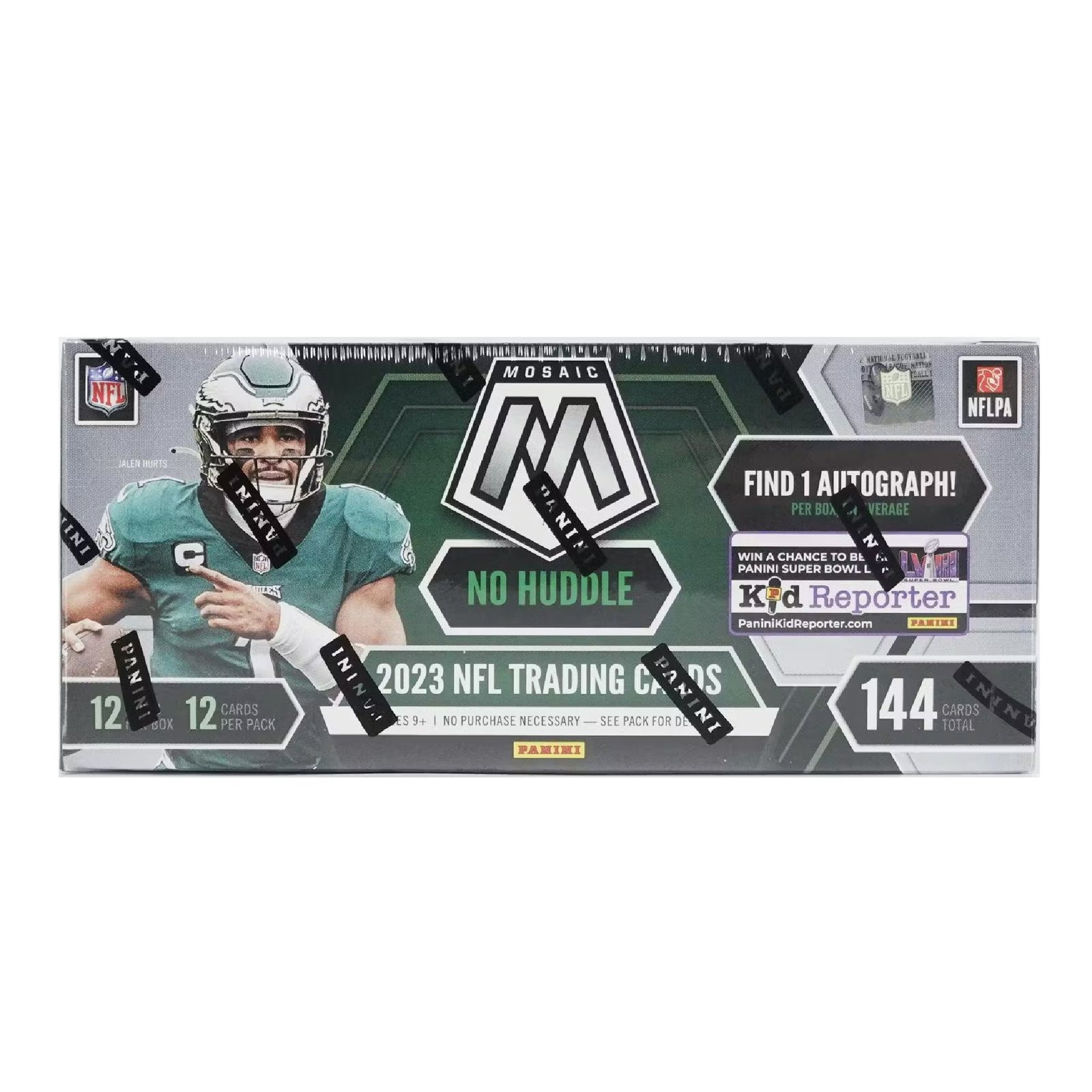 15072_8a14f709-97db-4265-aadc-16b1a0df5385 2023 Panini Mosaic No Huddle Football Hobby Box - Image 1