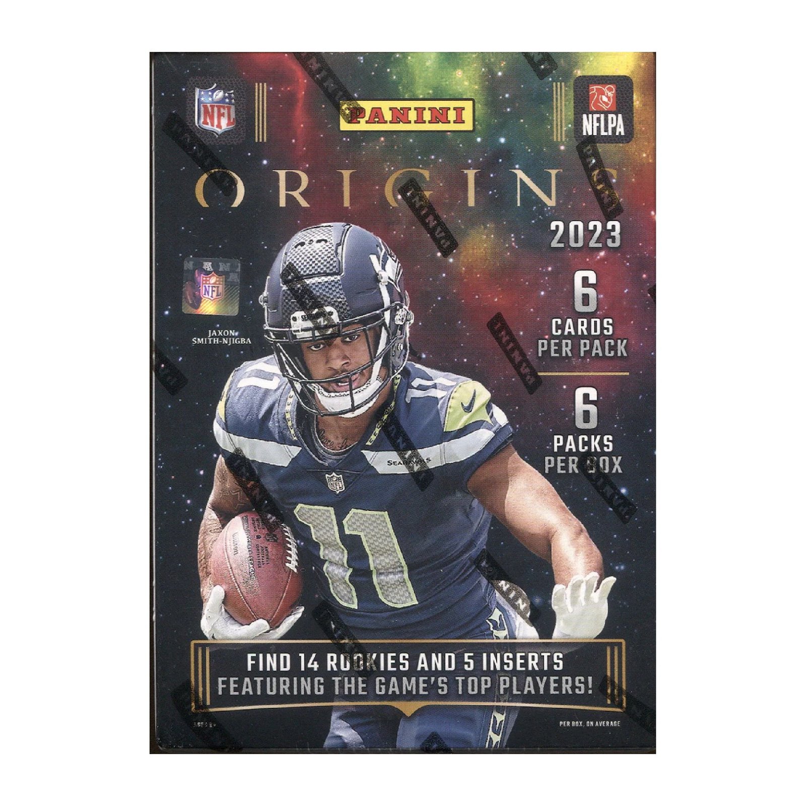 15123_b098afdb-daa5-4f1b-9bbd-fa8201cff6cd 2023 Panini Origins Football International Blaster Box - Image 1