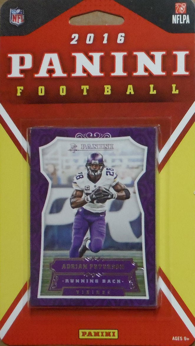 16pan_661d46aa-755d-4536-b4cf-ebae1f364619 Minnesota Vikings 2016 Panini Factory Sealed Team Set - Image 1