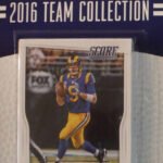 Los Angeles Rams 2016 Score EXCLUSIVE Factory Sealed Team Set with Jared Goff Rookie Card plus