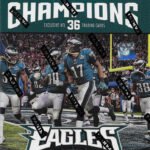 Philadelphia Eagles 2018 Panini Factory Sealed Super Bowl LII Champions Limited Edition Factory Sealed 36 Card Set with Nick Foles, Carson Wentz, Fletcher Cox, Chris Long plus