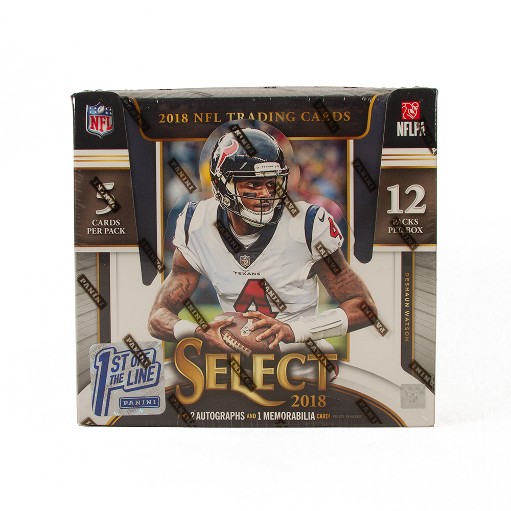18_panini_select_fb_fotl_bx_1 2018 Panini Select FOTL 1st off the Line Football Hobby (Box) - Image 1
