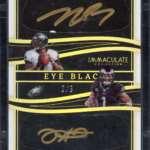 2023 Immaculate Jalen Hurts Michael Vick Eye Black Auto 2/5