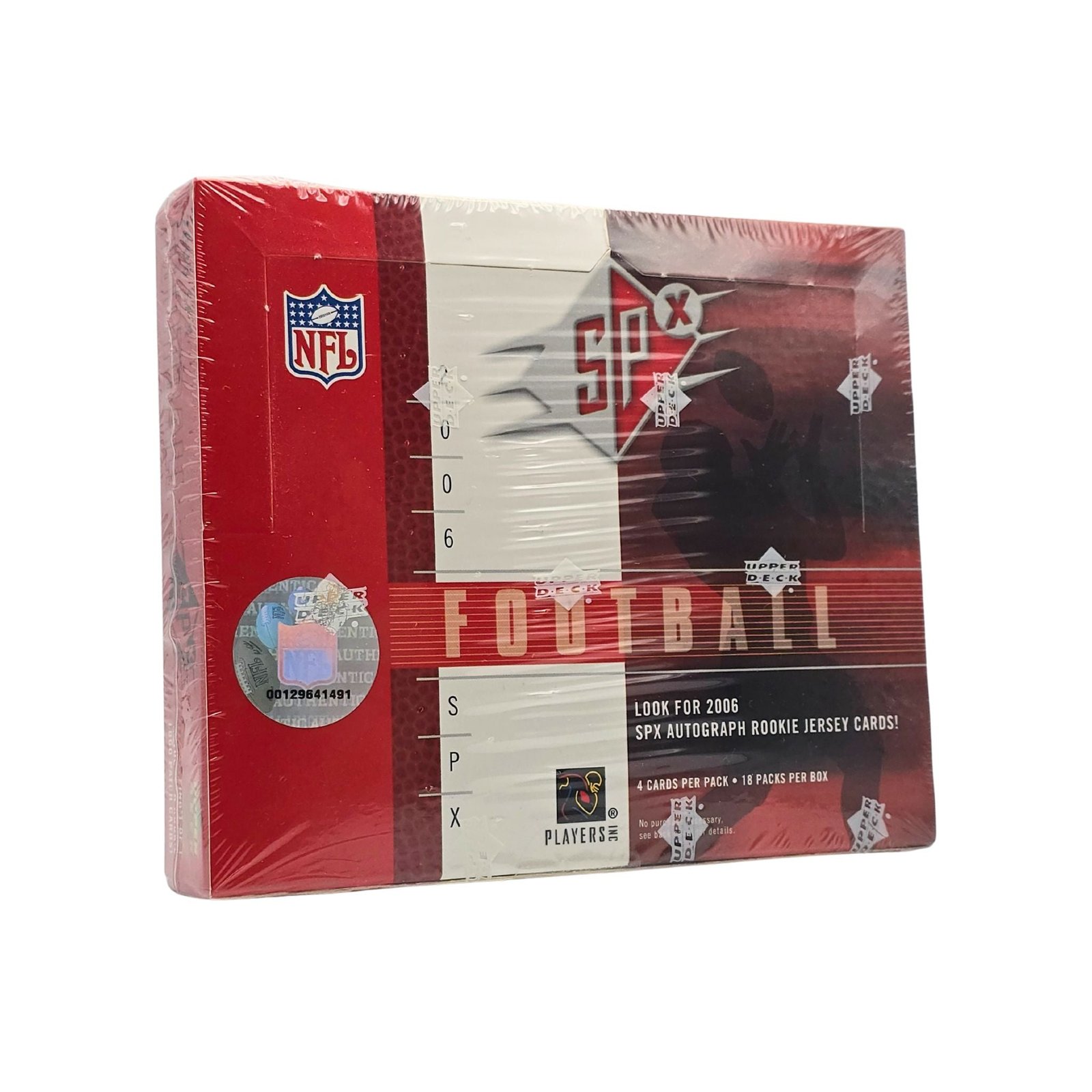 2006UpperDeckSPXFootballHobbyBox 2006 Upper Deck SPX Football Hobby Box - Image 1