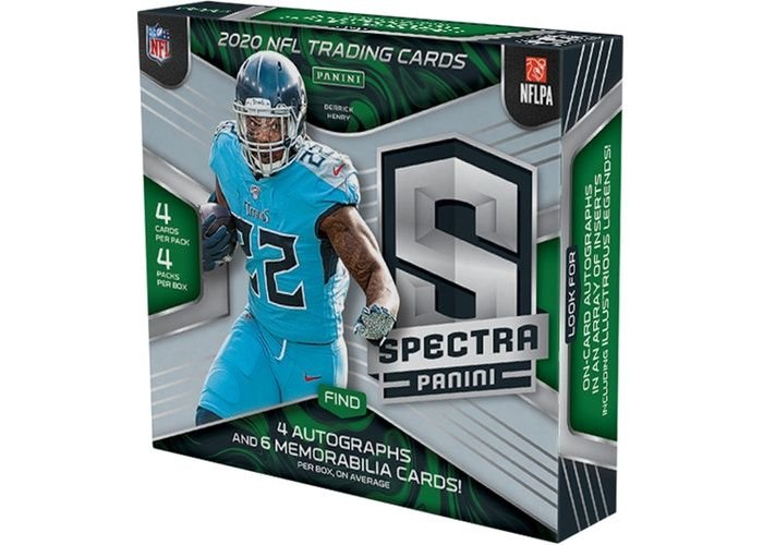 2020-panini-spectra-football-hobby-box 2020 Panini Spectra Football Hobby (Box) - Image 1