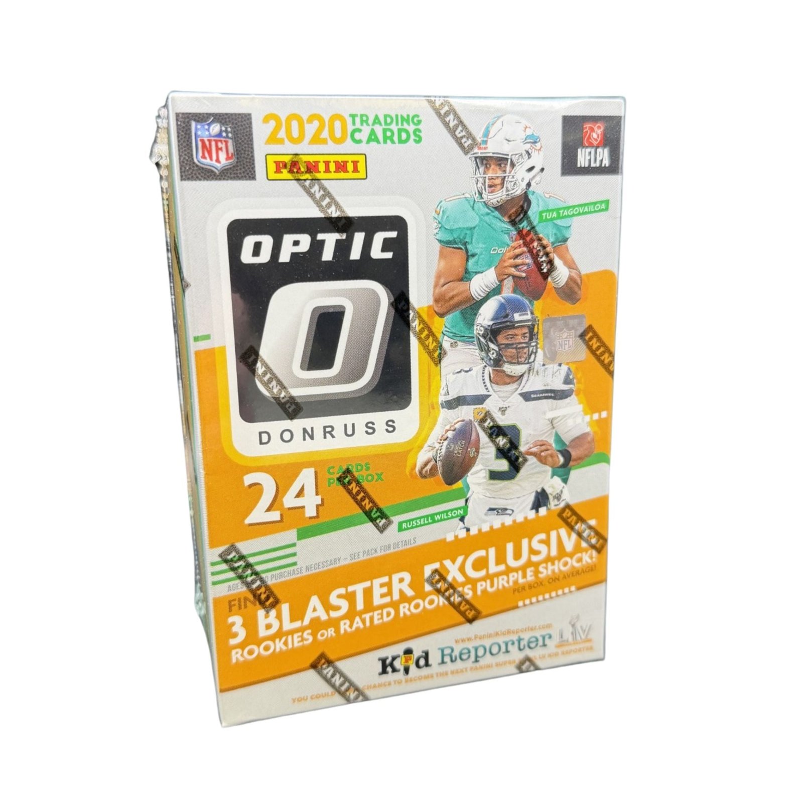 2020PaniniDonrussOpticFootballPurpleShockBlasterBox 2020 Panini Donruss Optic Football Purple Shock Blaster Box - Image 1