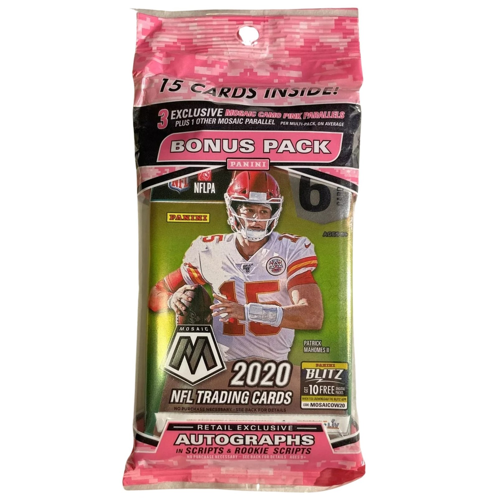 2020PaniniMosaicFootballFatPack 2020 Panini Mosaic Football Fat Pack - Image 1