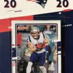 New England Patriots 2020 Donruss Factory Sealed 12 Card Team Set with Rookie Cards of Kyle Dugger and Josh Uche Plus Julian Edelman and More