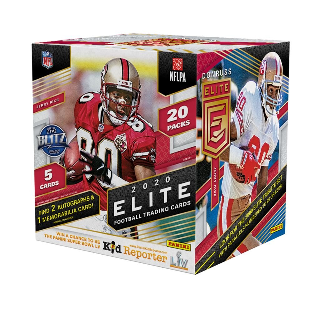 2020elitefbbx_1 2020 Panini Elite Football Hobby (Box) - Image 1