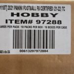 2021 Panini Certified Hobby Football, 16 Box Case