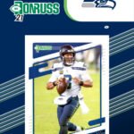 Seattle Seahawks 2021 Donruss Factory Sealed Team Set with a Rated Rookie card of D'Wayne Eskridge