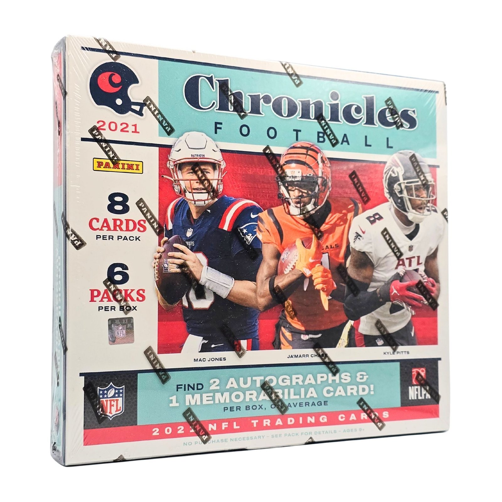 2021PaniniChroniclesFootballHobbyBox 2021 Panini Chronicles Football Hobby Box - Image 1